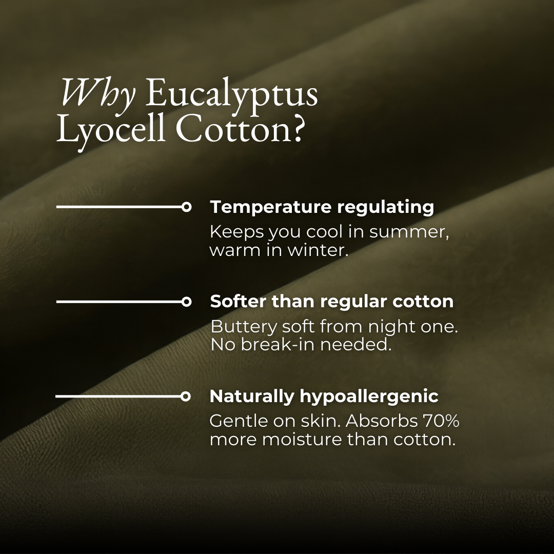 Eucalyptus Lyocell Pillow Cases - Olive Green