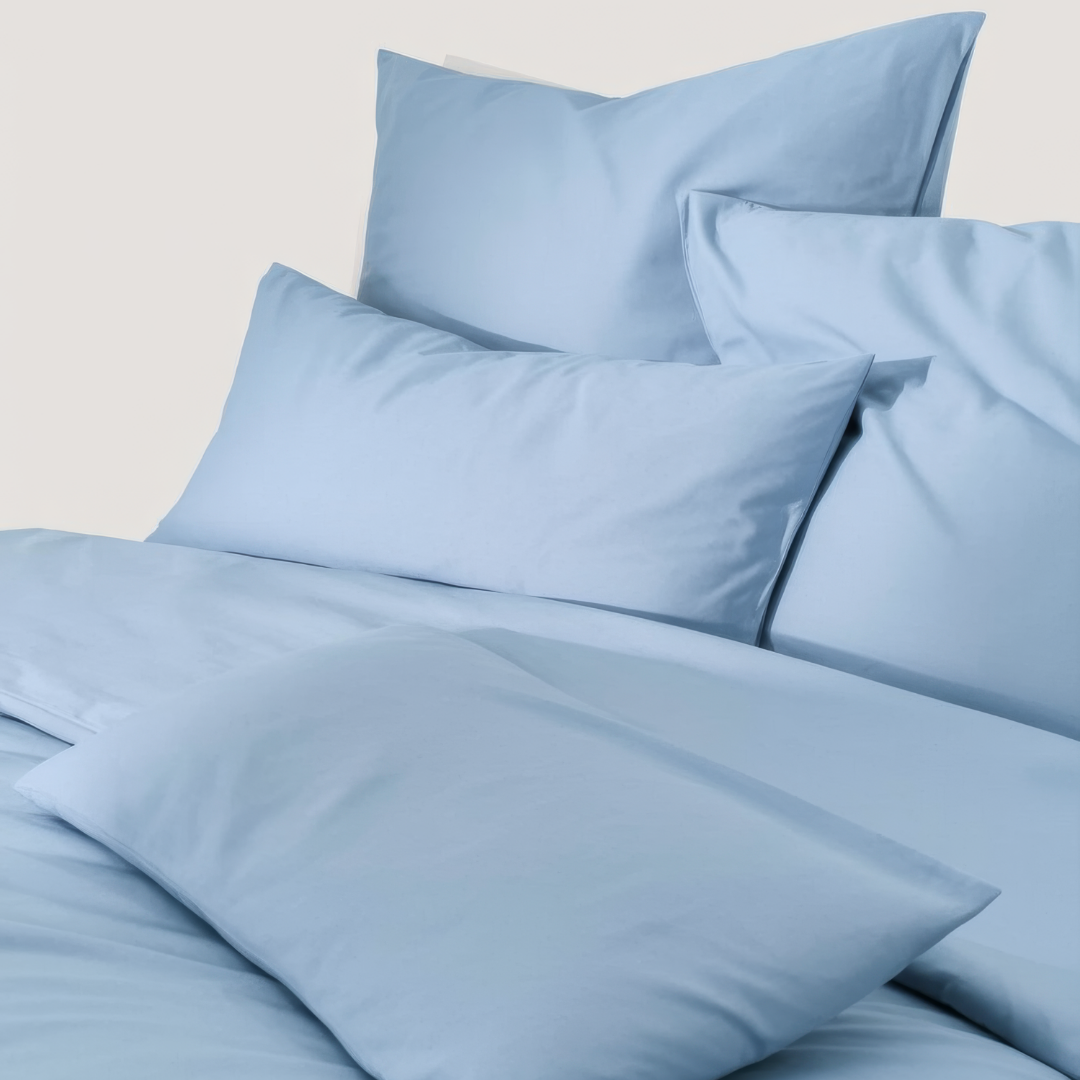 Eucalyptus Lyocell Pillow Cases - Lapiz Blue