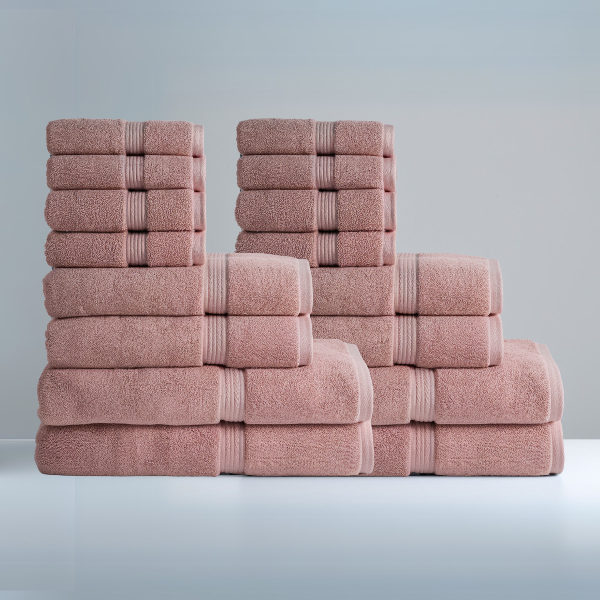 Ultrasoft Family Bath Bundle 16pcs - Rose Pink