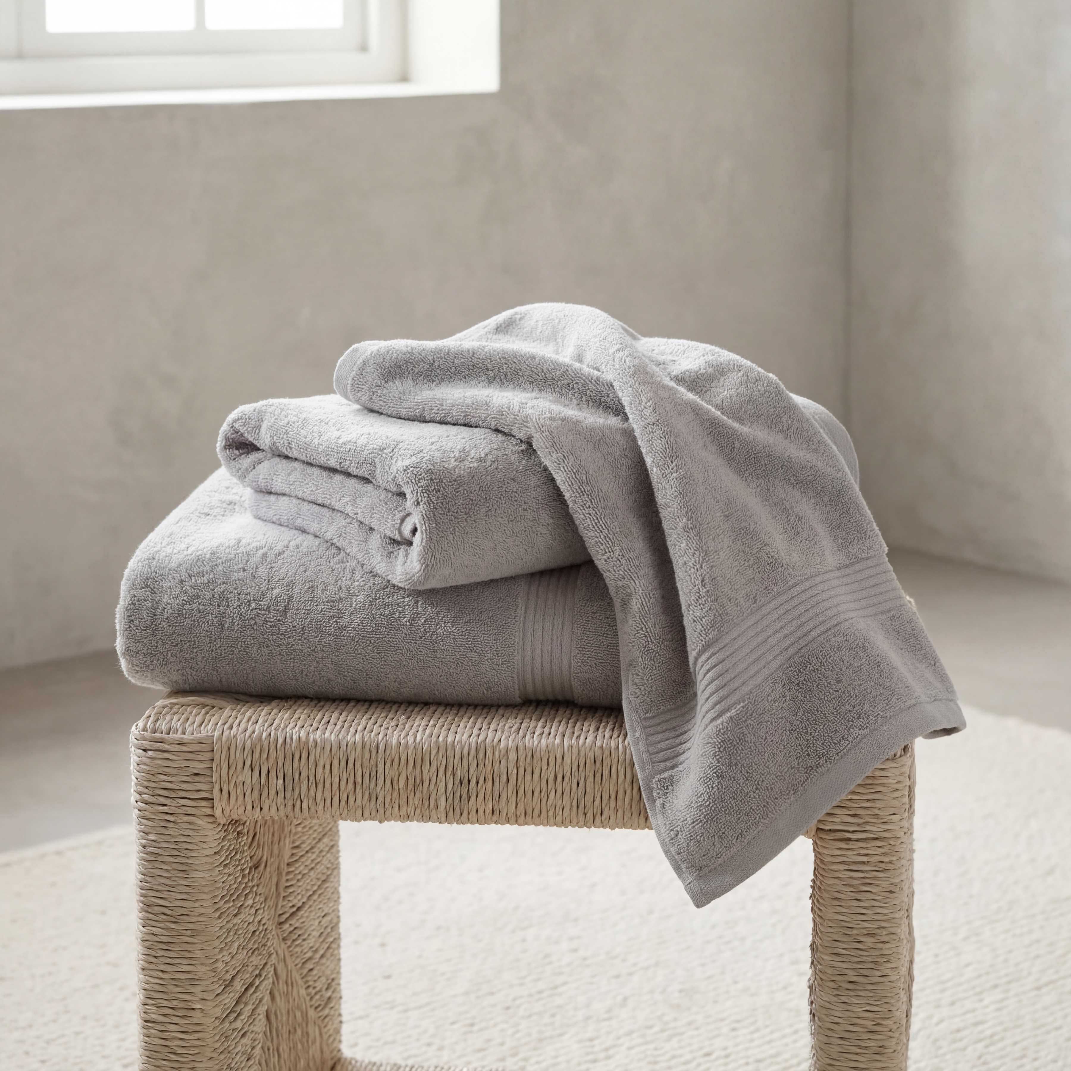 Ultrasoft Complete Bath Bundle 8pcs - Soft Grey