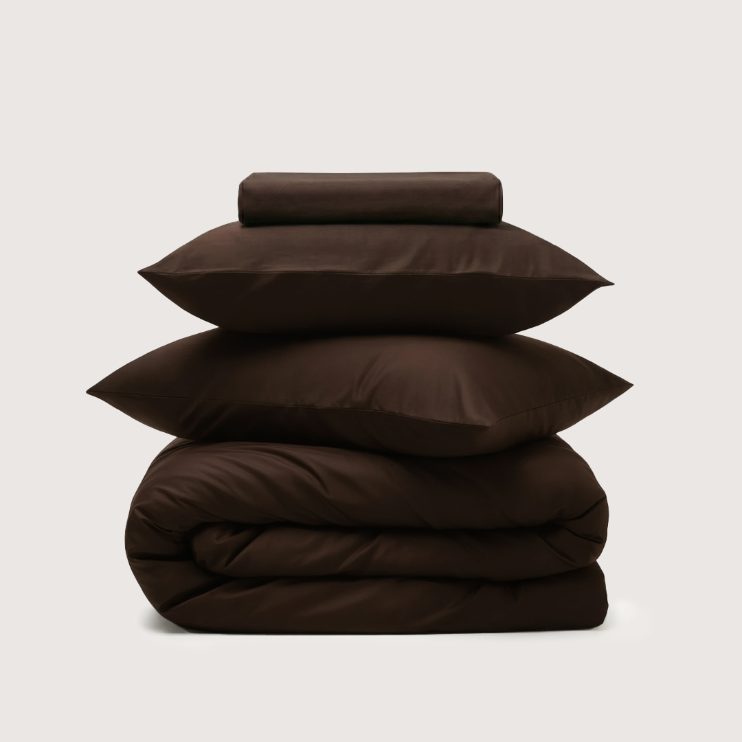 Luxe Bedding Bundle - Espresso Brown