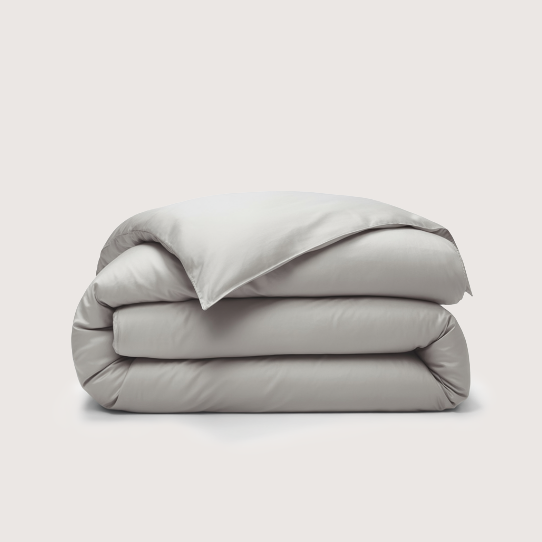 Eucalyptus Lyocell Quilt Cover - Stone Grey