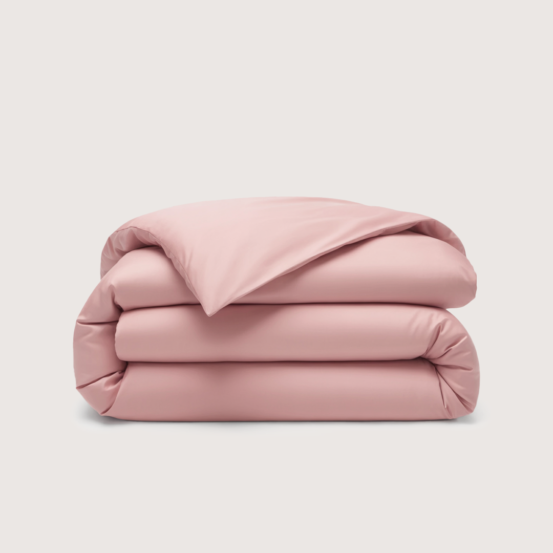 Eucalyptus Lyocell Quilt Cover - Coral Pink