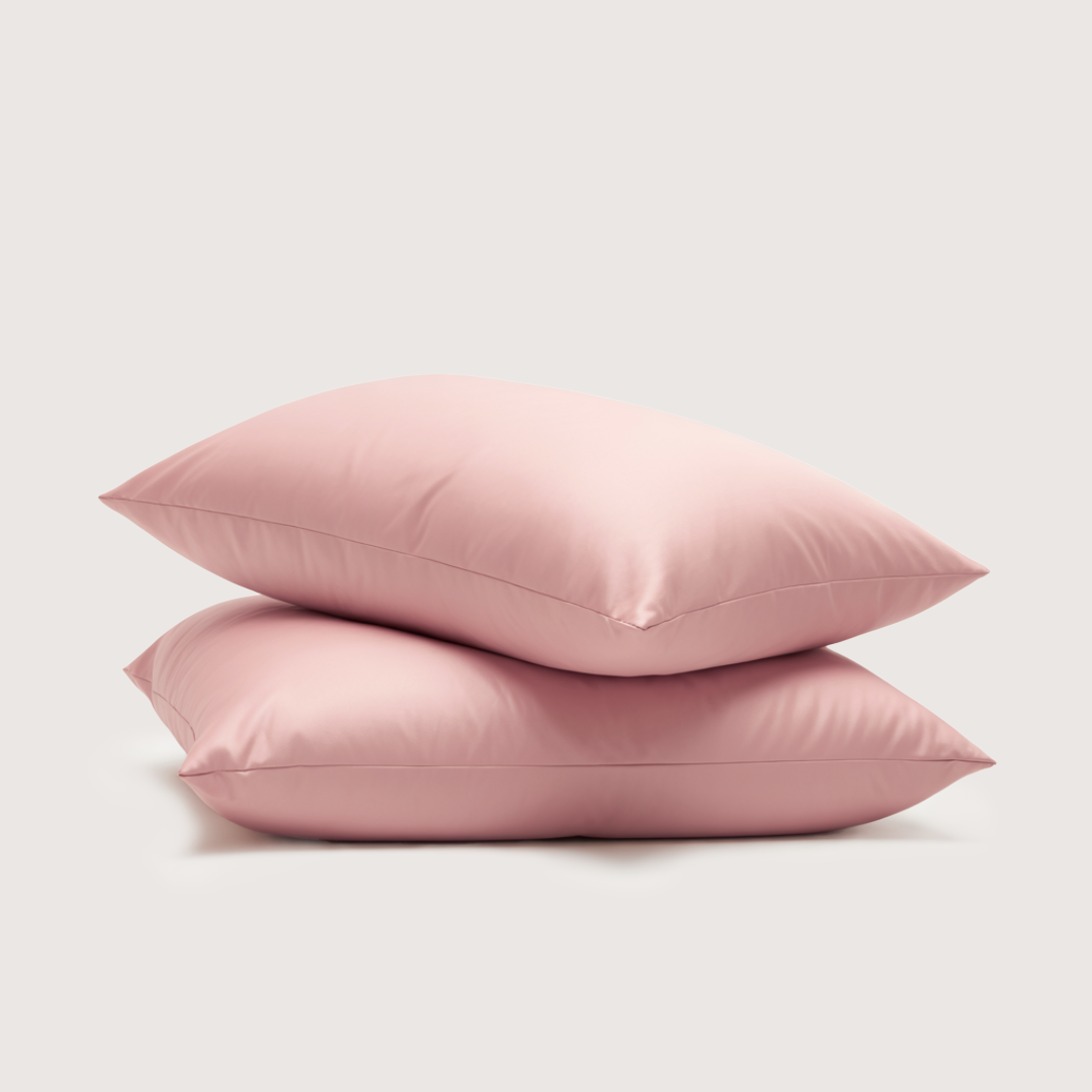 Eucalyptus Lyocell Pillow Cases - Coral Pink