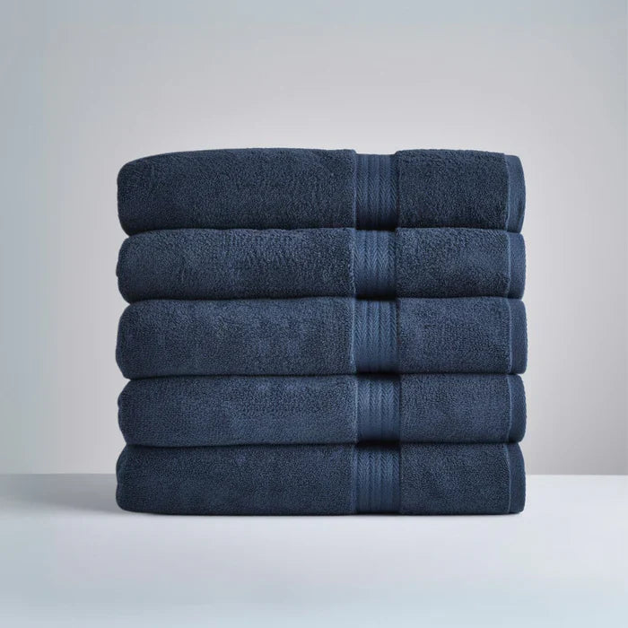 Ultrasoft Egyptian Cotton Hand Towels 5pcs - Navy