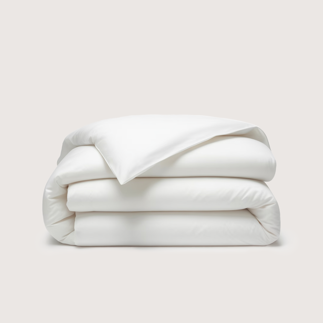 Eucalyptus Lyocell Quilt Cover - Cloud White