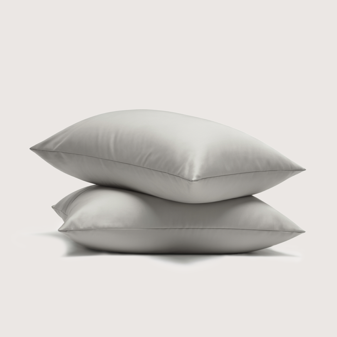 Eucalyptus Lyocell Pillow Cases - Stone Grey