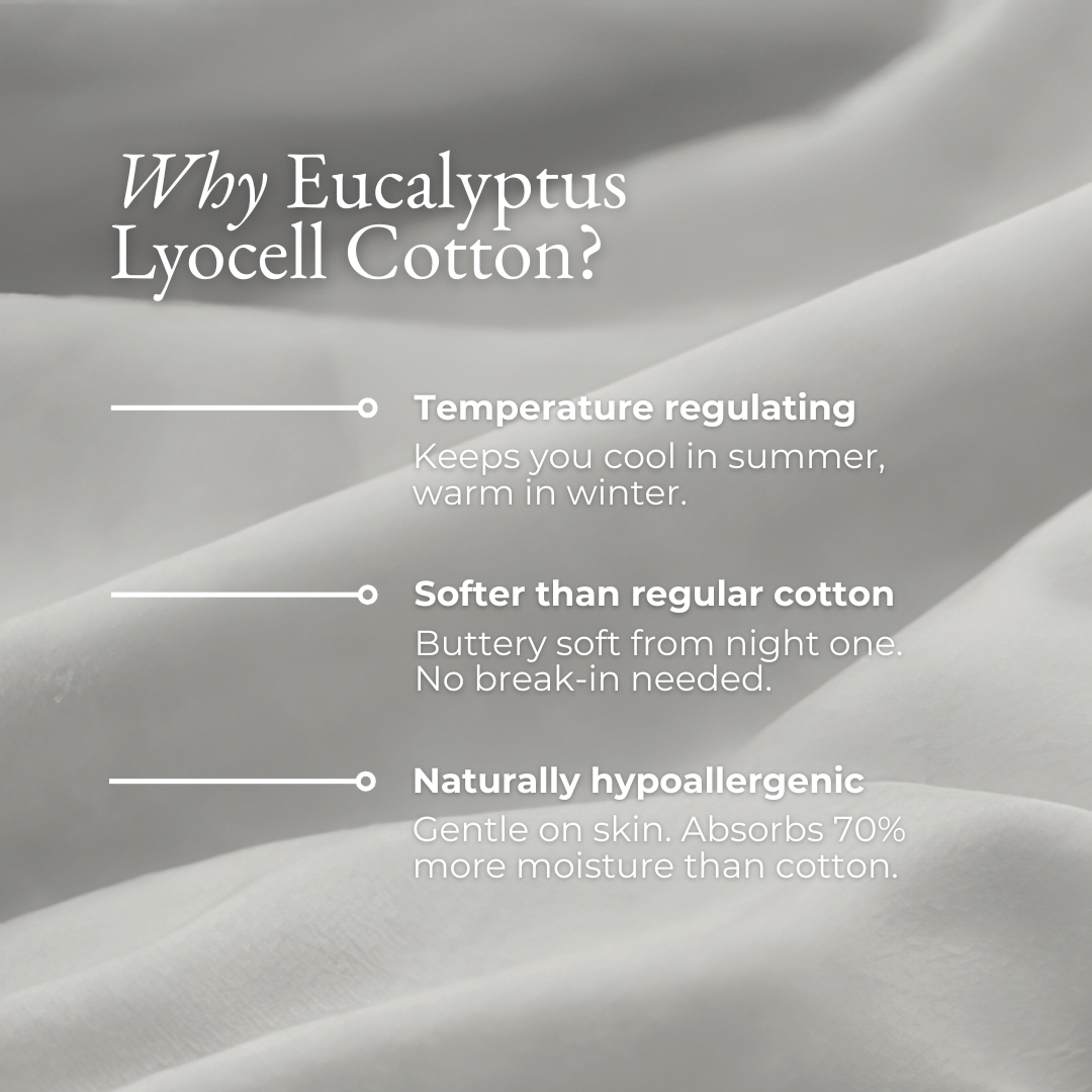 Eucalyptus Lyocell Pillow Cases - Stone Grey