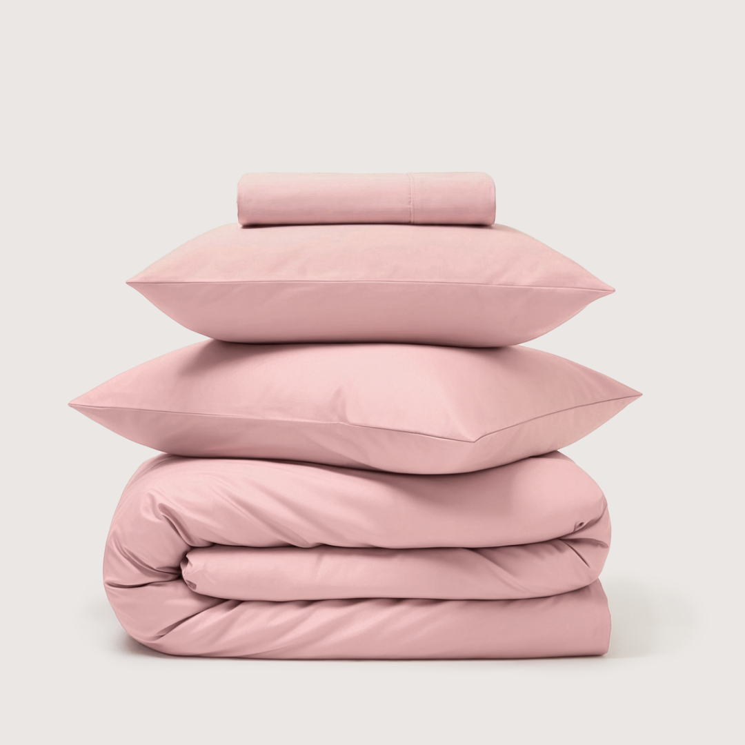 Luxe Bedding Bundle - Coral Pink