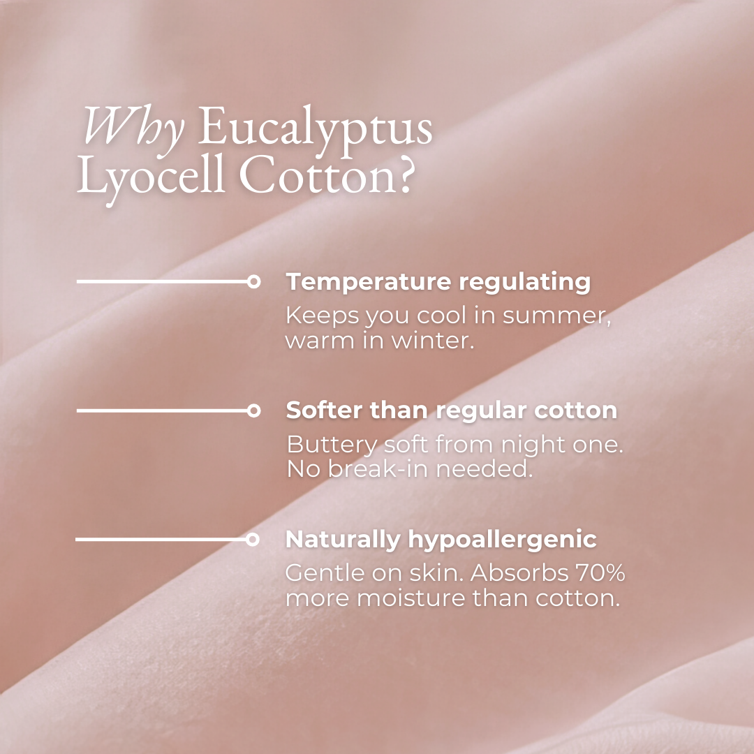 Eucalyptus Lyocell Quilt Cover - Coral Pink
