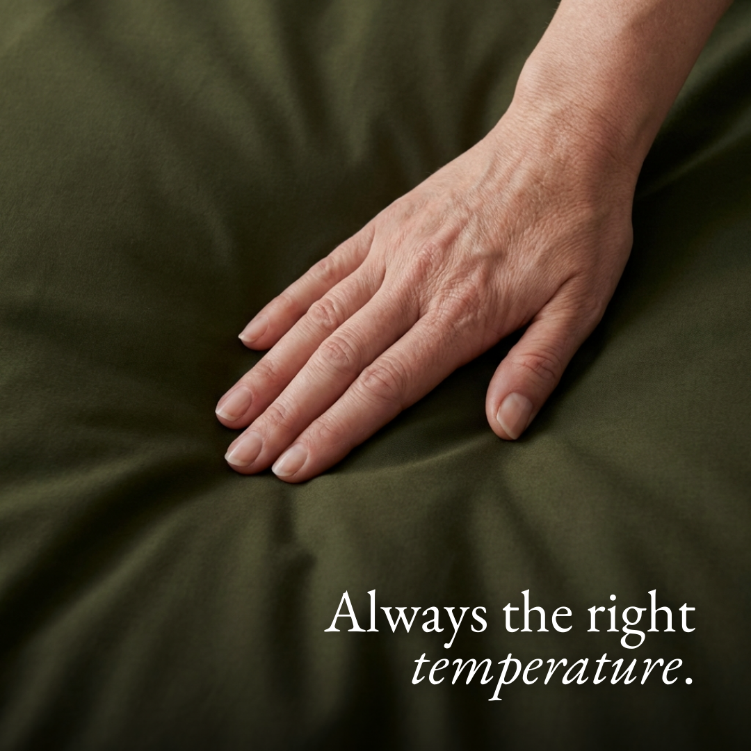Eucalyptus Lyocell Quilt Cover - Olive Green