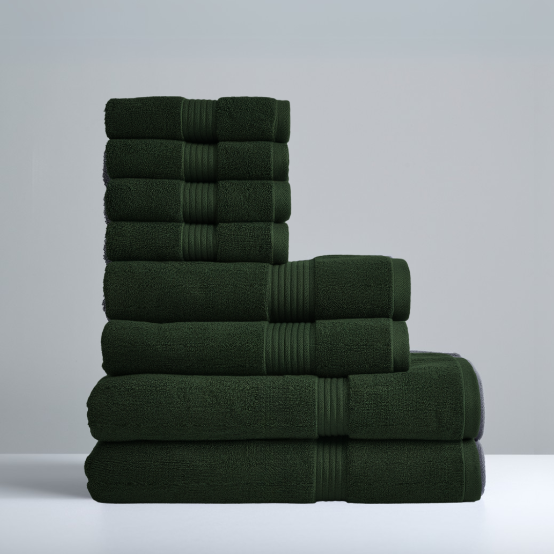 Ultrasoft Complete Bath Bundle 8pcs - Dark Green