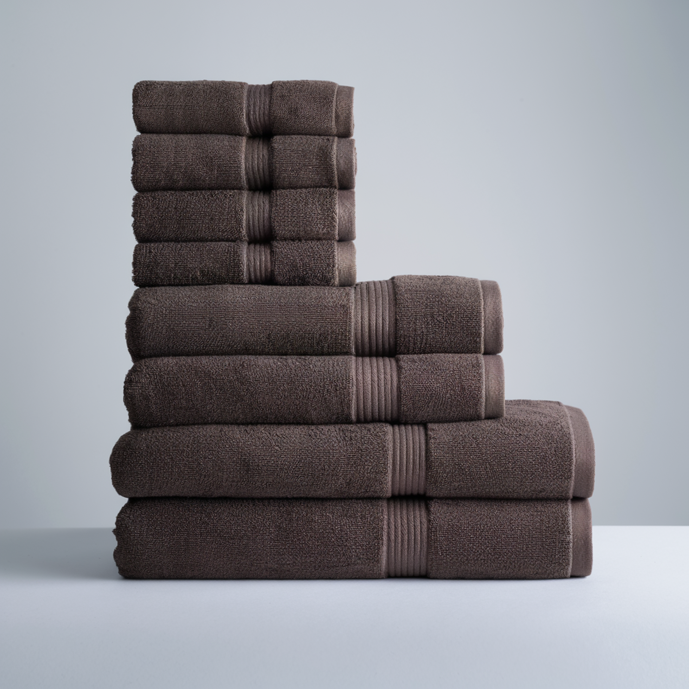 Ultrasoft Complete Bath Bundle 8pcs - Dark Brown
